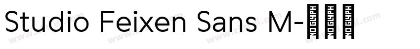 Studio Feixen Sans M字体转换